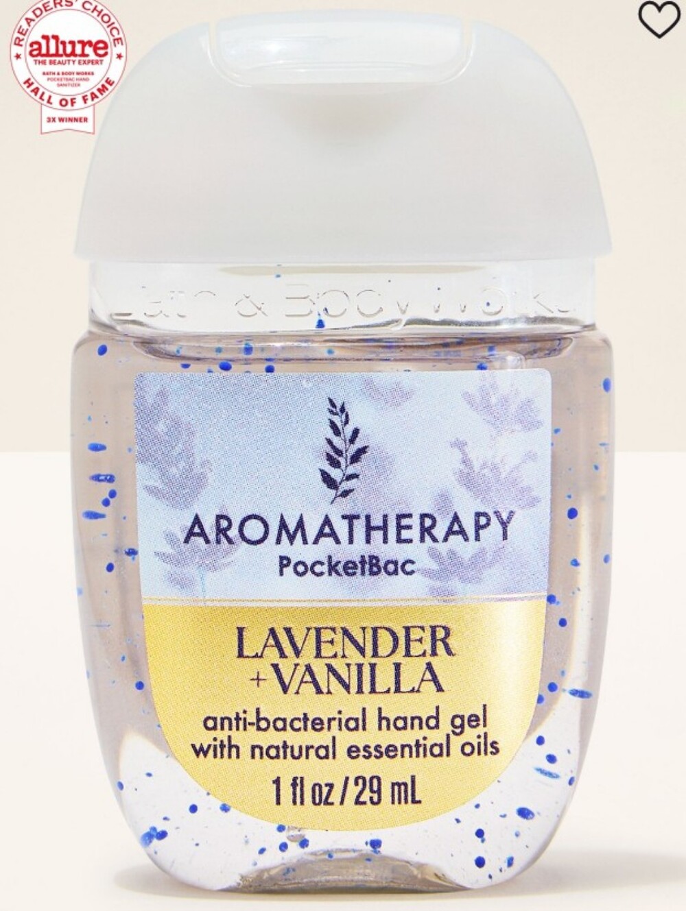 Aromatherapy Lavender + Vanilla Antibacterial Hand Gel - Lavender